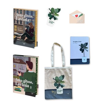 Ama Gitme Lavinia 2 Kitap - Çantalı Set